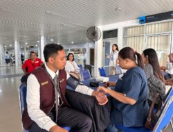 Peringati Bulan K3 Nasional, Bandara Pattimura Ambon Gelar Donor Darah